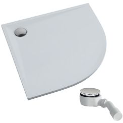Schedpol Etrusco piatto doccia semicircolare 80x80 cm bianco 3463