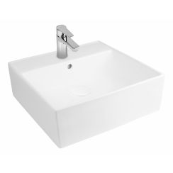 Oltens Hyls lavabo 47x47 cm quadrata da appoggio bianco 41809000