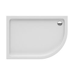 New Trendy New Maxima piatto doccia semicircolare 120x85 cm bianco B-0376