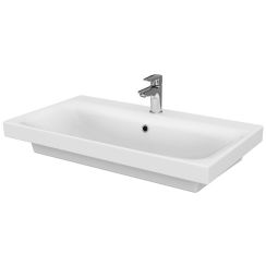 Cersanit Moduo lavabo 80x45 cm rettangolare a parete-da mobile bianco K116-013