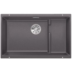 Blanco Subline 700-U Level lavello in granito 73x46 cm grigio/grafite/inox 523453