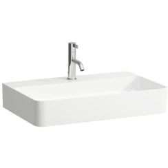 Laufen Val lavabo 65x42 cm rettangolare a parete-da appoggio bianco H8162840001091