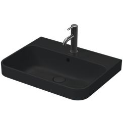 Duravit Happy D.2 lavabo 60x46 cm rettangolare da appoggio antracite 2360601300