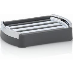 Kela Marta portasapone da appoggio grigio 24195