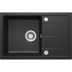 Deante Leda lavello in granito 67x44 cm grigio/grafite/inox ZRD_2113