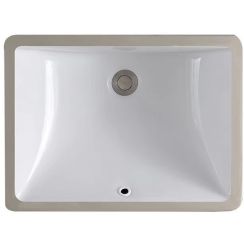 Rea Adela lavabo 46x33 cm rettangolare sottopiano bianco REA-U6653