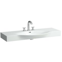 Laufen Palace lavabo 120x51 cm rettangolare a parete-da mobile bianco lucida H8117040001041