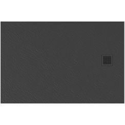 New Trendy Mori piatto doccia rettangolare 100x90 cm grigio B-0397