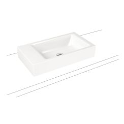 Kaldewei Puro lavabo 55x30 cm rettangolare da appoggio bianco 906906013001