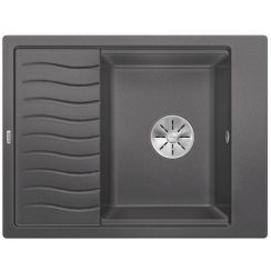 Blanco Elon 45 S lavello in granito 65x50 cm grigio/grafite/inox 524825
