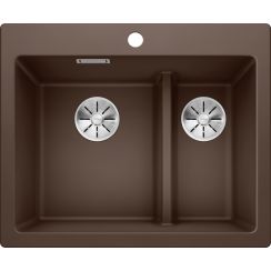Blanco Pleon 6 Split lavello in granito 61.5x51 cm marrone 521698
