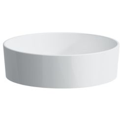Laufen Kartell lavabo 42x42 cm rotonda da appoggio bianco lucida H8123314001121