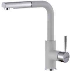 Alveus Siros rubinetto da cucina verticale grafite/grigio 1129044