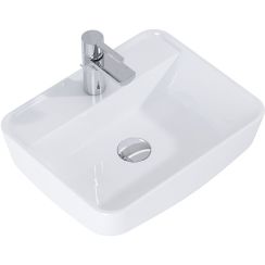 Elita Enzo lavabo 50x40 cm rettangolare da appoggio bianco 145082