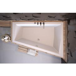 Besco Intima vasca da bagno angolare 170x125 cm destra bianco #WAID-170-SP