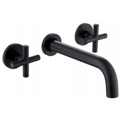 Rea Exit rubinetto per lavabo da incasso nero REA-B8000
