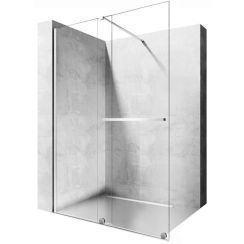 Rea Cortis parete doccia walk-in 120 cm cromo lucida/vetro trasparente REA-K7211