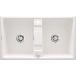 Deante Eridan lavello in granito 86x50 cm bianco ZQE_A203