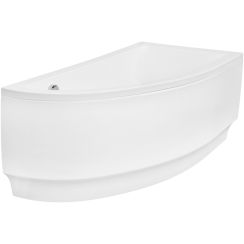 Set vasca da bagno angolare Besco Praktika #WAP-150-NP, rivestimento per vasca da bagno Besco Praktika OAP-150-NP