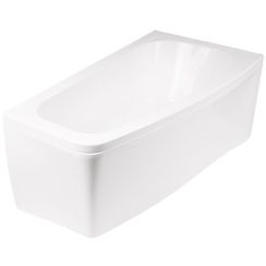 Set vasca da bagno angolare Besco Luna #WAL-150-NP, rivestimento per vasca da bagno Besco Luna OAL-150-NP