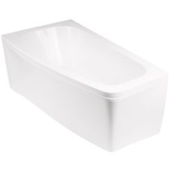 Set vasca da bagno angolare Besco Luna #WAL-150-NL, rivestimento per vasca da bagno Besco Luna OAL-150-NL