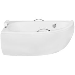 Set vasca da bagno angolare Besco Milena #WAM-150-NL, rivestimento per vasca da bagno Besco Milena OAM-150-NL