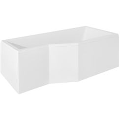Set vasca da bagno angolare Besco Integra #WAI-150-PP, rivestimento per vasca da bagno Besco Integra #OAI-150-NS