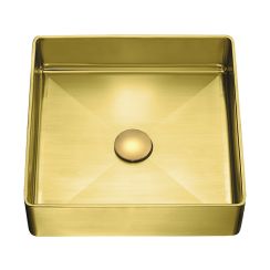 Laveo Pola lavabo 36x36 cm quadrata da appoggio VUPG22S