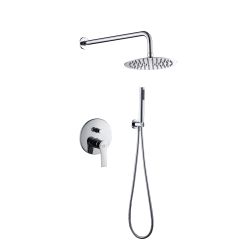 Laveo Raila set doccia da incasso con soffione cromo BLL001P