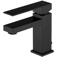 Steinberg 160 rubinetto per lavabo verticale nero 1601000S