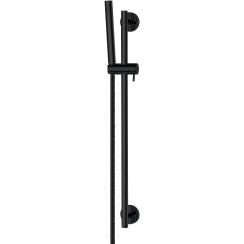 Omnires Microphone set doccia a parete nero MICROPHONE-SBL