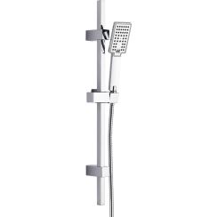 Laveo Kvadrato set doccia a parete cromo NLQ01AD
