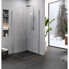 New Trendy Superia box doccia 90x90 cm quadrato cromo lucida/vetro trasparente K-0589