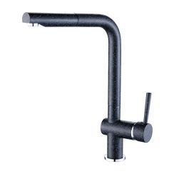 Laveo Luna rubinetto da cucina verticale nero BLZ769D