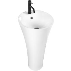 Rea Agnes lavabo 45.5x45.5 cm rotonda freestanding bianco REA-U9906