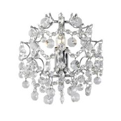 Markslöjd Rosendal lampada da parete 1x40 W cromo-trasparente 102335