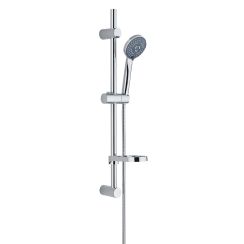Laveo Caris set doccia a parete cromo NLC01A1