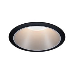 Paulmann Cole Coin lampada da incasso 1x6.5 W nero-argento 93407