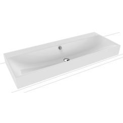 Kaldewei Silenio lavabo 120x46 cm rettangolare da appoggio bianco 906406003001