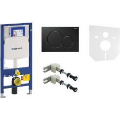 Set modulo di installazione Geberit Duofix 111.320.00.5, placca di comando Geberit Sigma 115.770.DW.5, 111.815.00.1, 49301000