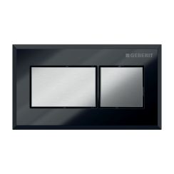 Geberit placca di comando per WC cromo lucido-nero 116.051.KV.1