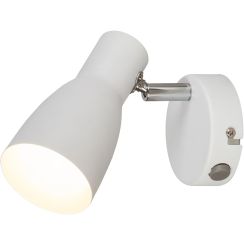Rabalux Ebony lampada da parete 1x20 W bianco 6025
