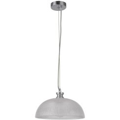 Rabalux Petrina lampada sospesa 1x40 W cromo-trasparente-satinato 5459