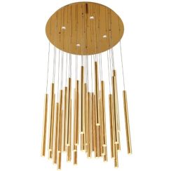 MaxLight Organic Gold lampada sospesa x3 W oro P0242D