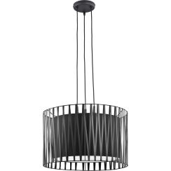 TK Lighting Harmony lampada sospesa 3x25 W nero 1655
