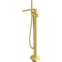 Kohlman Experience Gold rubinetto per vasca e doccia a terra oro QF1165EGD