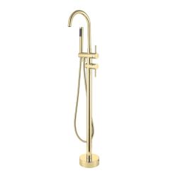 Besco Illusion rubinetto per vasca e doccia a terra oro BW-III-ZL