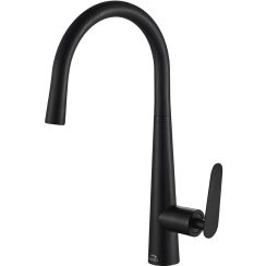 Laveo Nalda rubinetto da cucina verticale nero BAY768D