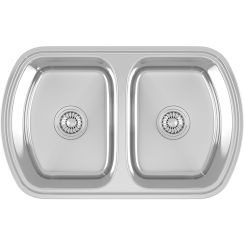 Kuchinox Jasper lavello in acciaio 77x49 cm SKJ320T