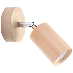 Sollux Lighting Berge lampada da parete 1x40 W cromo-marrone SL.0701